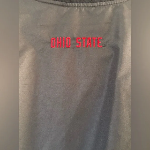 Franchise Club Ohio State Buckeyes Big Logo Windshell XL Zipper Pocket Pullover - Picture 7 of 10